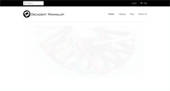 Desktop Screenshot of decadentminimalist.com